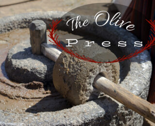 Jesus and the olive press