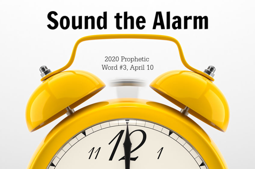 Sound the Alarm, Exodus 2020 Prophetic Word - metaphor