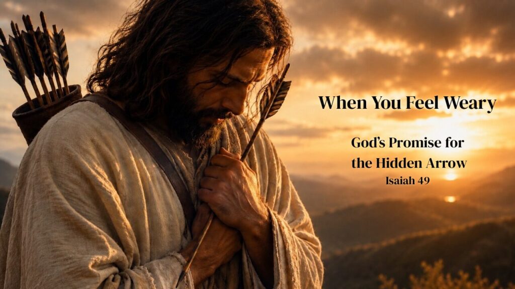 When you feel weary: God‘s promise for the hidden arrow. Isaiah 49